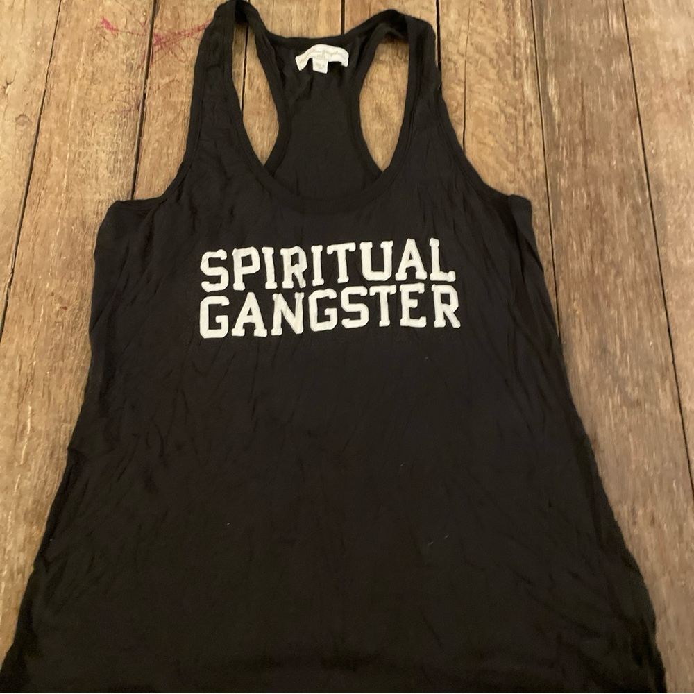 Speech, Gangster  racer, back tank, top black size of Small